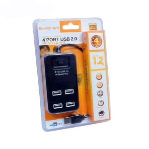 هاب USB 2.0 چهار پورت HI-SPEED مدل P-1601