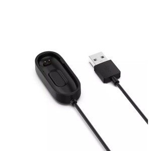 شارژر Mi Band 4 | کابل ۱۸ سانتی‌متری USB با پین فلزی