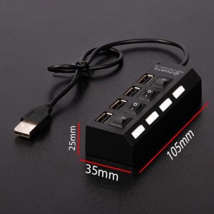 هاب 4 پورت USB 2.0 مدل HI-SPEED