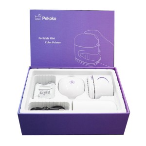 پرینتر رنگی موبایل Pekoko | بلوتوث و وای‌فای با چاپ ۱۲۰۰DPI روی سطوح مختلف