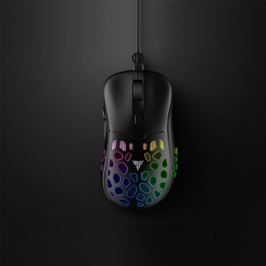 ماوس گیمینگ TEAMWOLF AT806 | دقت ۸۰۰-۲۴۰۰DPI با نورپردازی RGB