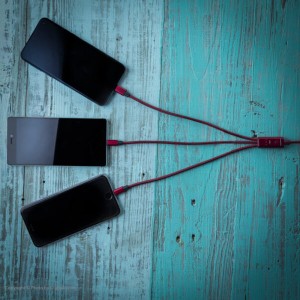 کابل شارژ تایمردار USB به microUSB – لایتنینگ – USB-C مدل QC-200