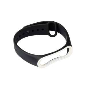 بند سیلیکونی یدک شیائومی Mi Band مدل Black | مناسب Mi Band 5 و 6