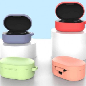 کاور کیس سیلیکونی شیائومی Airdots Earbuds Global | محافظ با گیره قفل‌شونده