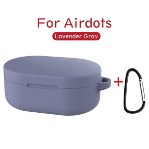 کاور کیس سیلیکونی شیائومی Airdots Earbuds Global | محافظ با گیره قفل‌شونده