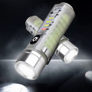 چراغ قوه پلیسی چندکاره مدل 520 | شارژی، ضد آب و دارای نور UV