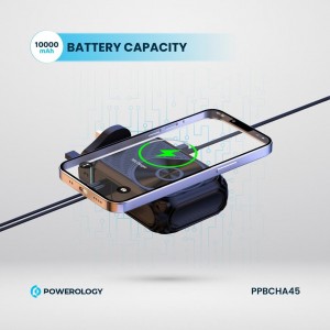 پاوربانک آداپتور چندکاره پاورلوژی مدل Magsafe and Charger Power Bank