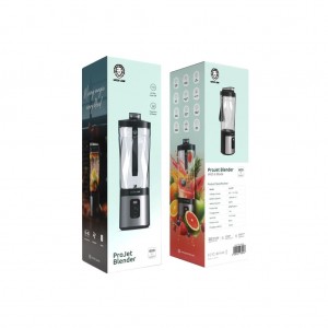 شیکر شارژی گرین لاین مدل ProJet Blender 600ml | تیغه شش‌گانه و باتری ۴۵۰۰ میلی‌آمپر