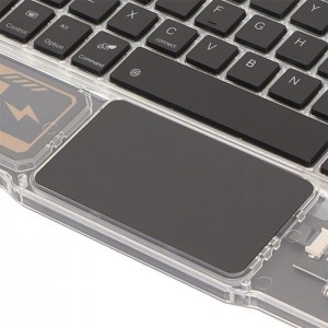 کیبورد و موس بی‌سیم گرین لاین Transparent Duo | WiFi و بلوتوث با نور RGB