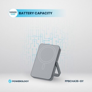 پاوربانک استند پاورلوژی مدل Magsafe Power ظرفیت 10000 میلی آمپر ساعت