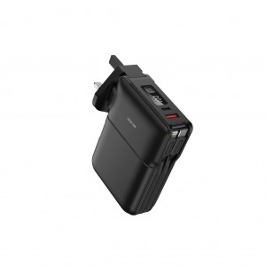 پاوربانک و آداپتور گرین لاین مدل Travel Powerbank 10000mAh | شارژ سریع و هولدر