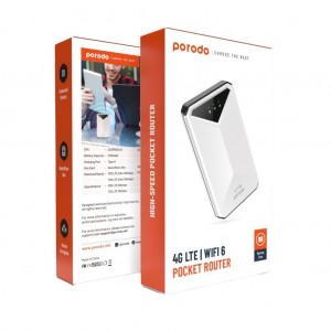 مودم جیبی 4G پرودو | WiFi 6 با باتری 2100mAh