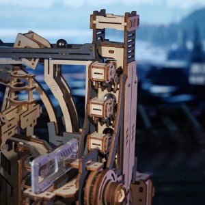 پازل سه بعدی ماربل ران ROKR Marble Spaceport LGC01 | فضایی و پویا