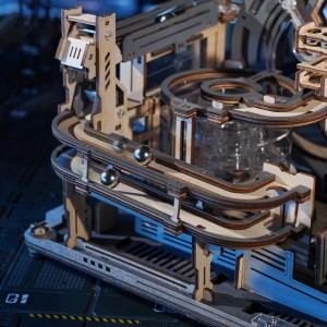 پازل سه بعدی ماربل ران ROKR Marble Spaceport LGC01 | فضایی و پویا