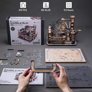 پازل سه بعدی ماربل ران ROKR Marble Spaceport LGC01 | فضایی و پویا