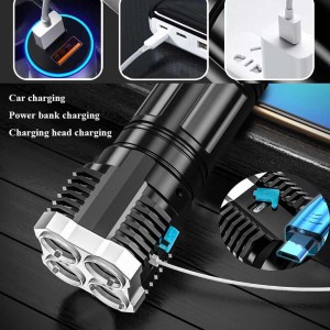 چراغ قوه دستی L-S03 | LED قدرتمند برای کوهنوردی و کمپینگ