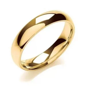 حلقه رینگ ساده طلایی