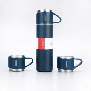 فلاسک سه لیوان کادویی -عایق گرما