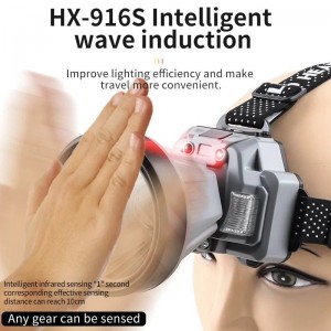 چراغ پیشانی سنسور دار هوشمند اسمال سان hx916 -نور قوی