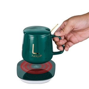 ماگ حرارتی لاکی به همراه صفحه گرمکن هیتر برقی -گرم‌کننده قوی