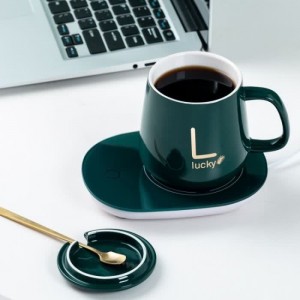 ماگ حرارتی لاکی به همراه صفحه گرمکن هیتر برقی -گرم‌کننده قوی