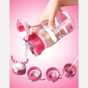 قمقمه فانتزی شاخ گوزنی برای کودک -طراحی جذاب