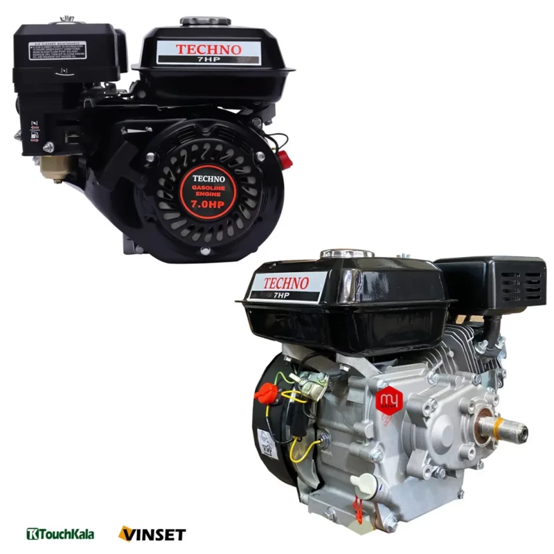 موتور تک بنزینی تکنو گیربکسدار مدل 7HP