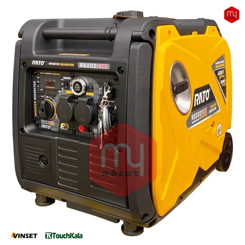 موتور برق راتو 4 کیلووات سایلنت مدل R6000iSER ریموت استارت