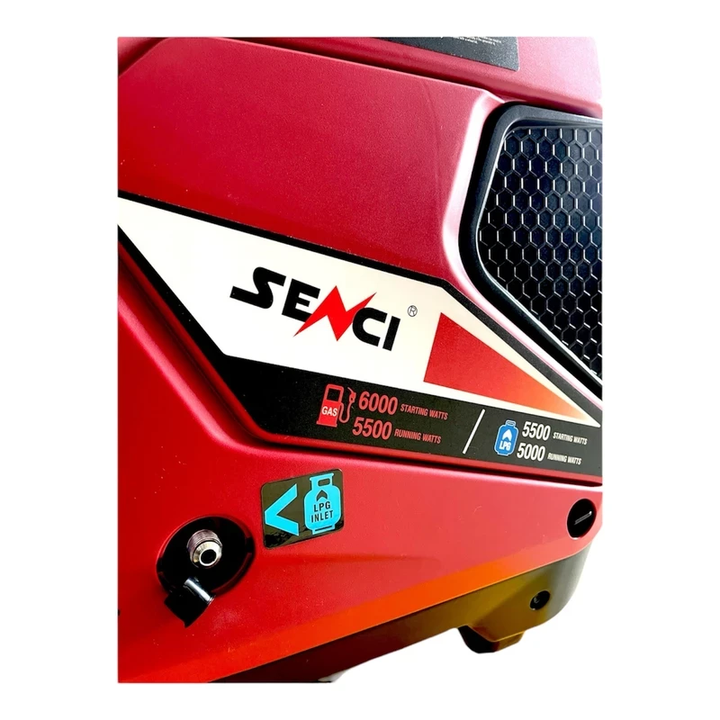 موتور برق گاز سوز سنسی 6 کیلووات مدل SC6500iD+LPG ریموت استارت