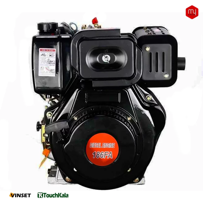 موتور تک گازوئیلی دیاموند مدل 186FA