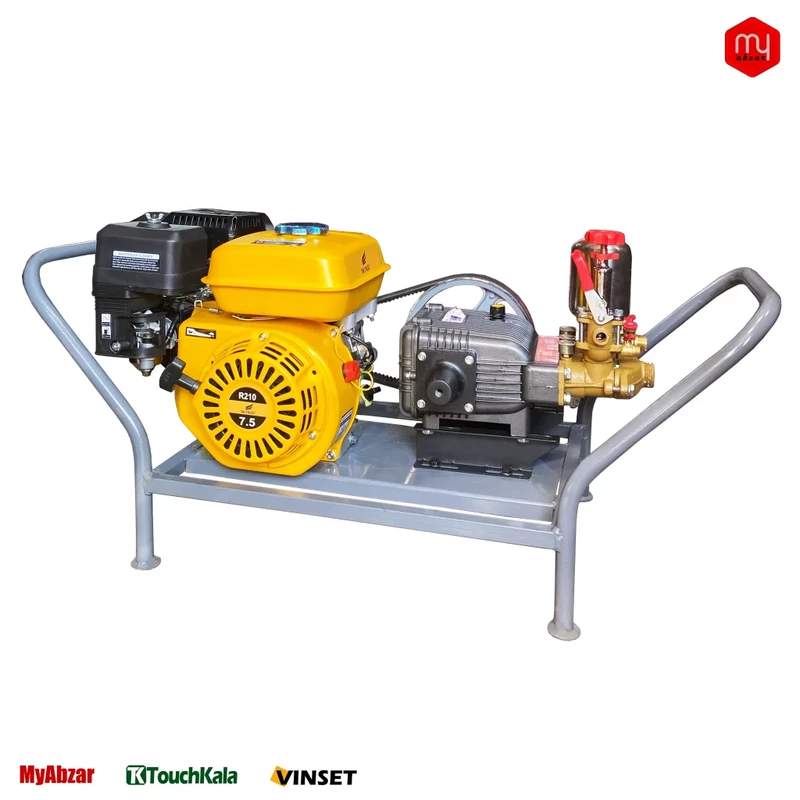 سمپاش زمبه ای ویند 7.5 اسب مدل R210 پمپ 45 بار