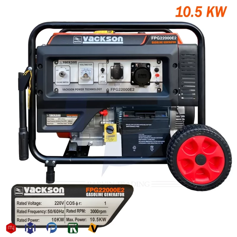 موتور برق بنزینی واکسون 10.5 کیلووات مدل FPG22000E2