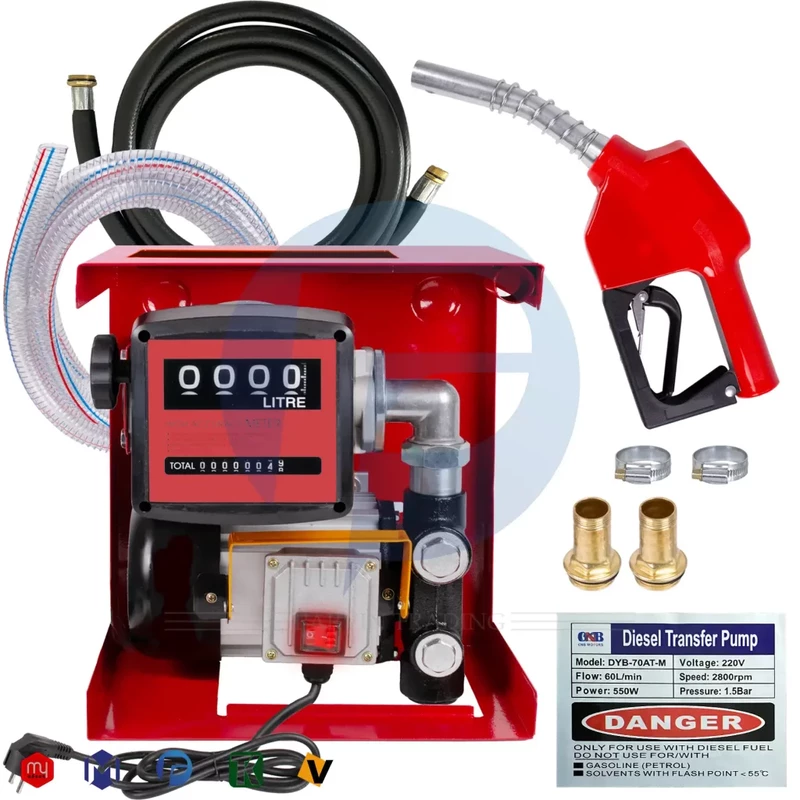 مجموعه پمپ گازوئیل کش 220 ولت CNB مدل DYB70ATM