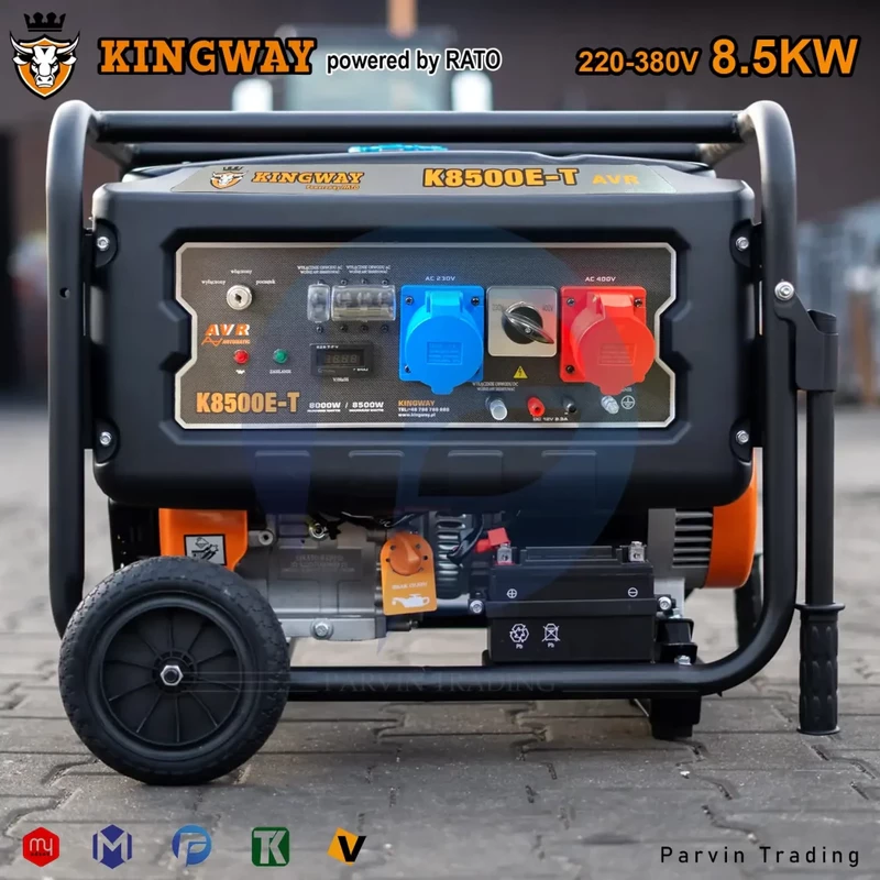 موتور برق کینگ وی 8.5 کیلووات مدل K8500E-T