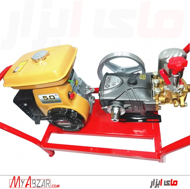سمپاش زنبه ای روبین حک شده با پمپ 50 بار یاماها
