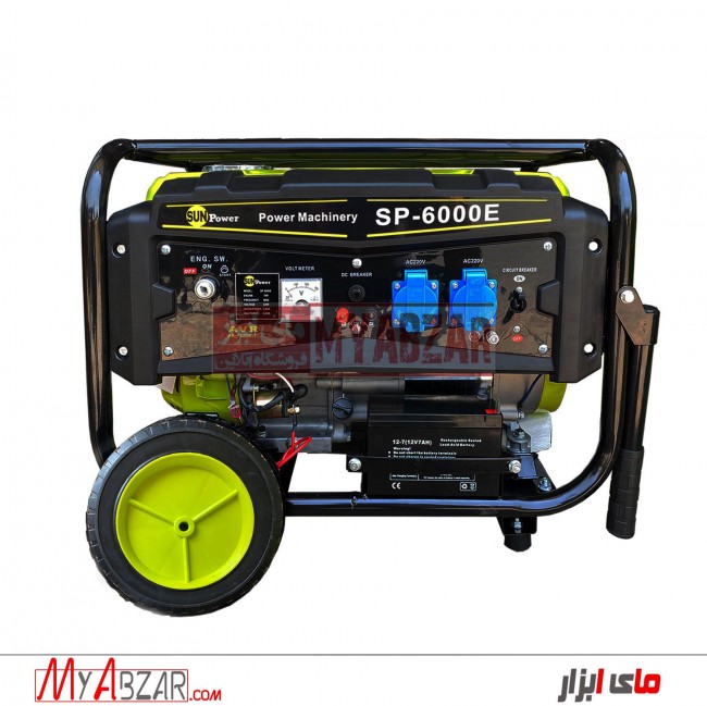 موتور برق 3 کیلووات سان پاور استارتی مدل SP-6000E