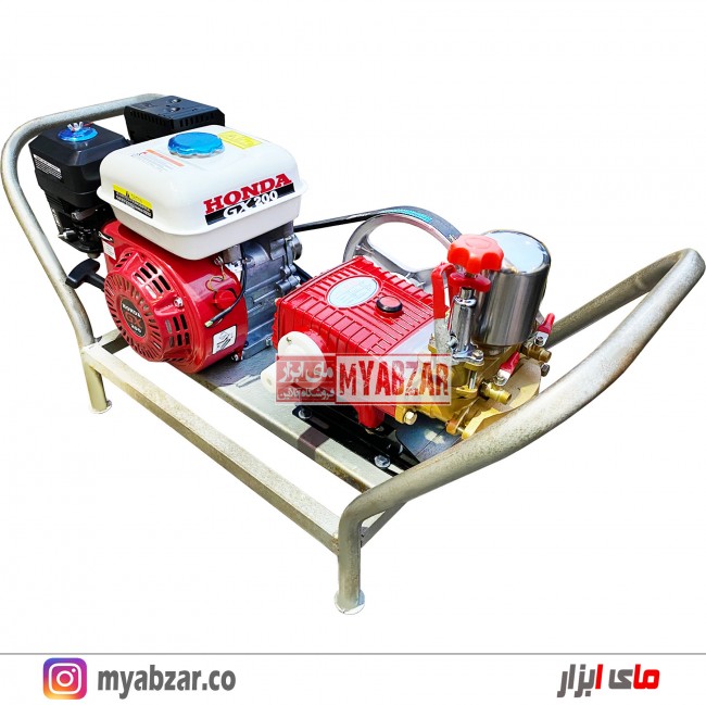 سمپاش زنبه ای هوندا GX200 با پمپ 45 بار طرح وولی