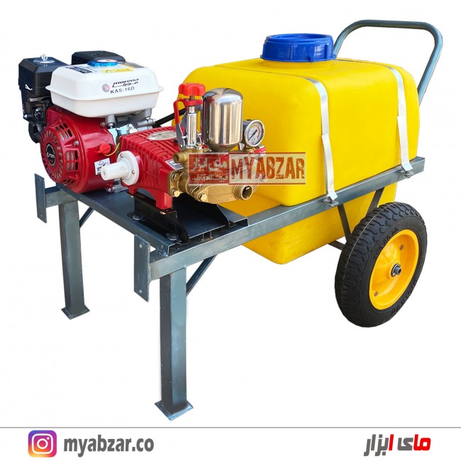 سمپاش فرغونی هوندا طرح 6.5 اسب و پمپ 45 بار طرح وولی