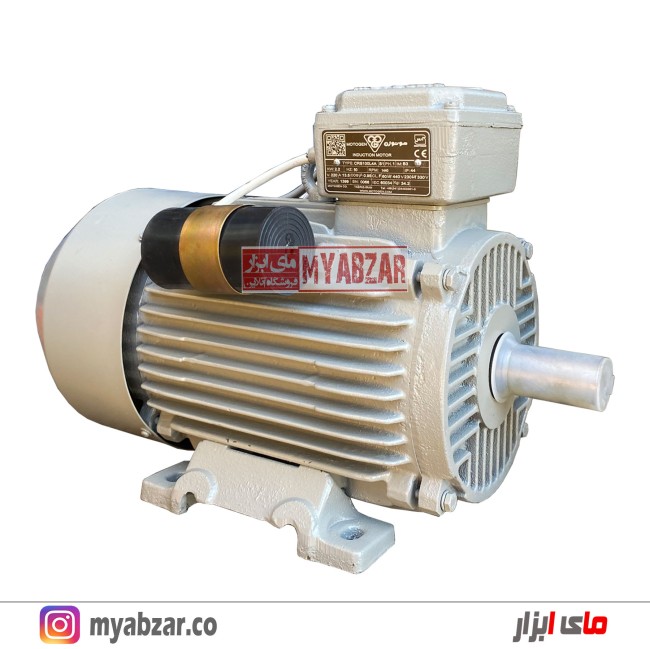 الکتروموتور موتوژن تبریز 3 اسب 1500 دور چدنی