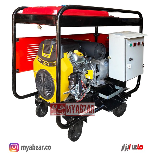 موتور برق مکالته ایتالیا 10 کاوا با موتور راتو مدل R670