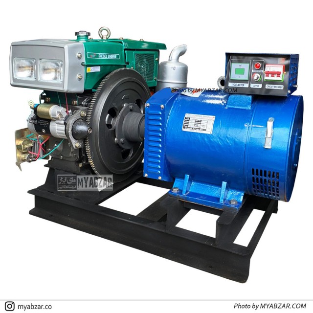 دیزل ژنراتور 25 کاوا (20 کیلو وات) با موتور LUX 35HP