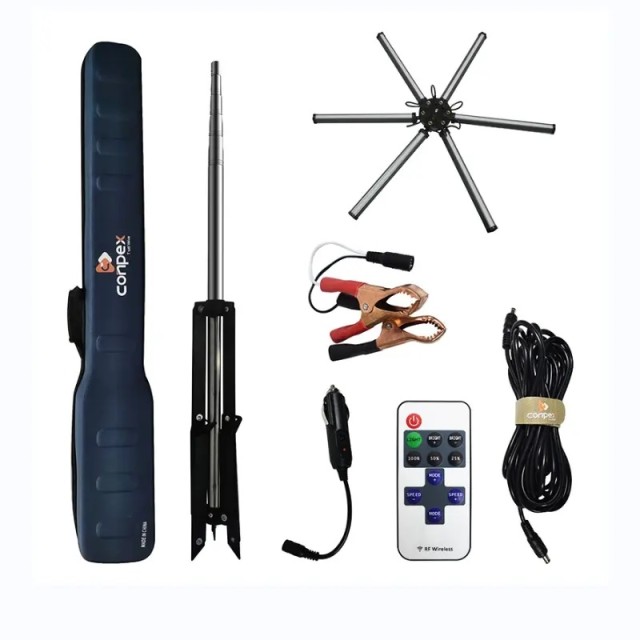چراغ کمپینگ 6 پر کانپکس مدل FR 26 COB RF با سه پایه