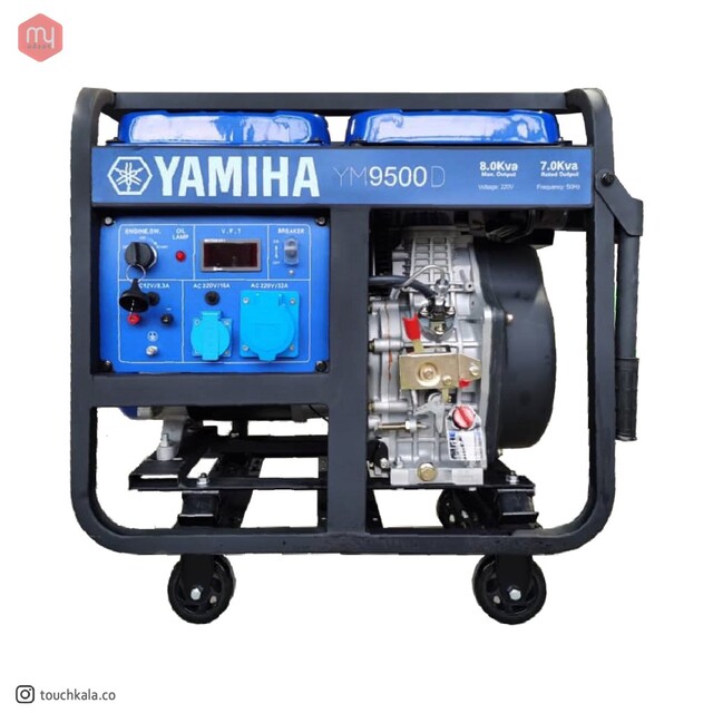 موتور برق دیزلی 8 کاوا یامیها مدل YM9500D