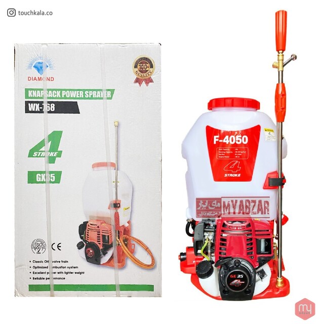 سمپاش 4 زمانه دیاموند مدل gx35