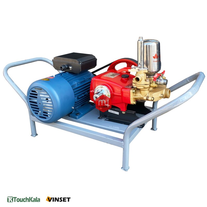 سمپاش برقی 5 اسب کایجلی تکفاز | پمپ 90 بار میتسوبیشی