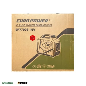 موتور برق بنزینی یورو پاور سایلنت 4 کیلووات مدل EP7700S INV