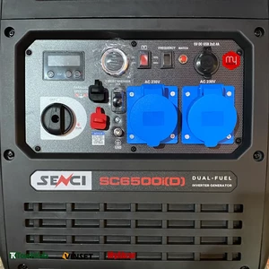 موتور برق گاز سوز سنسی 6 کیلووات مدل SC6500iD+LPG ریموت استارت