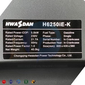موتور برق سایلنت هواسدان مدل H6250iE K