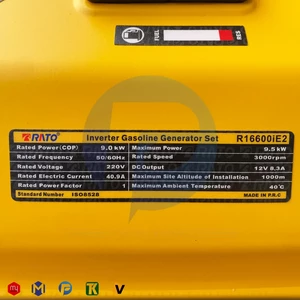 موتور برق اینورتر راتو 9.5 کیلووات مدل R16600iE2