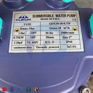 کفکش 18 متری 2 اینچ کلایمکس مدل QDX10-18-0.75F